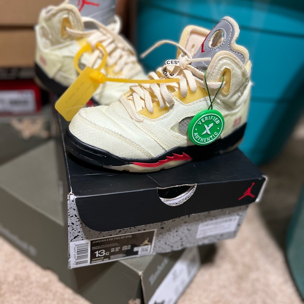 Jordan 5 Retro Off White Sail